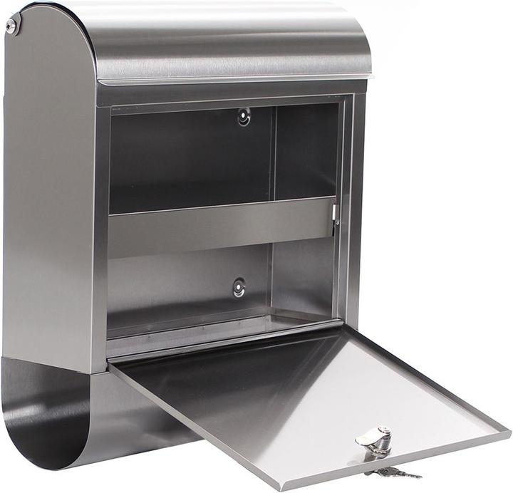 Produktbild Rottner Edelstahl Briefkasten Rondello