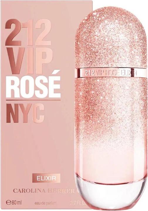Actual product image Carolina Herrera 212 Vip Rose Elixir Eau De Parfum Spray 80ml (Eau de parfum, 80 ml)