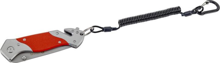 Actual product image Dönges Spiral cable with carabiner, without key ring