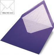 Produktbild Rayher Kuvert quadratisch, uni, FSC Mix Credit, violett (140 x 140 mm, 5 x)