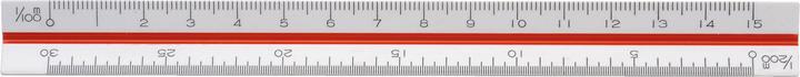 Produktbild Linex Dreikantmassstab 15 cm weiss 347 (15 cm)