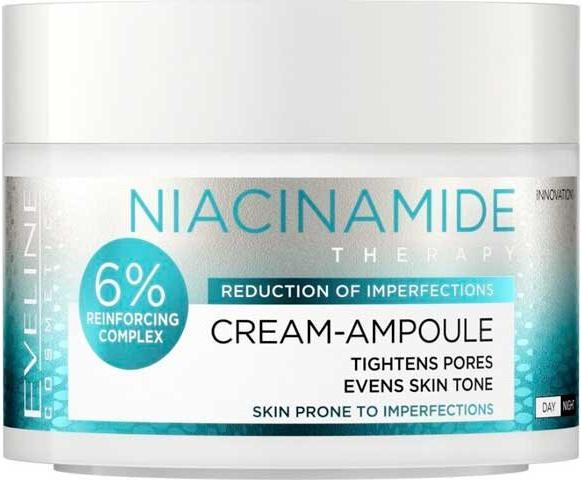 Actual product image Eveline Niacinamide Therapy Cream-Ampoule 6% Reinforcing Complex 50ml (50 ml)