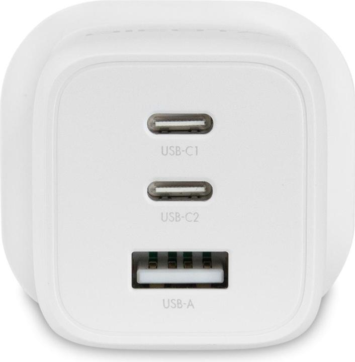 Produktbild Dicota Compact 3-Port GaN Wall Charger (65W) UK white (65 W)