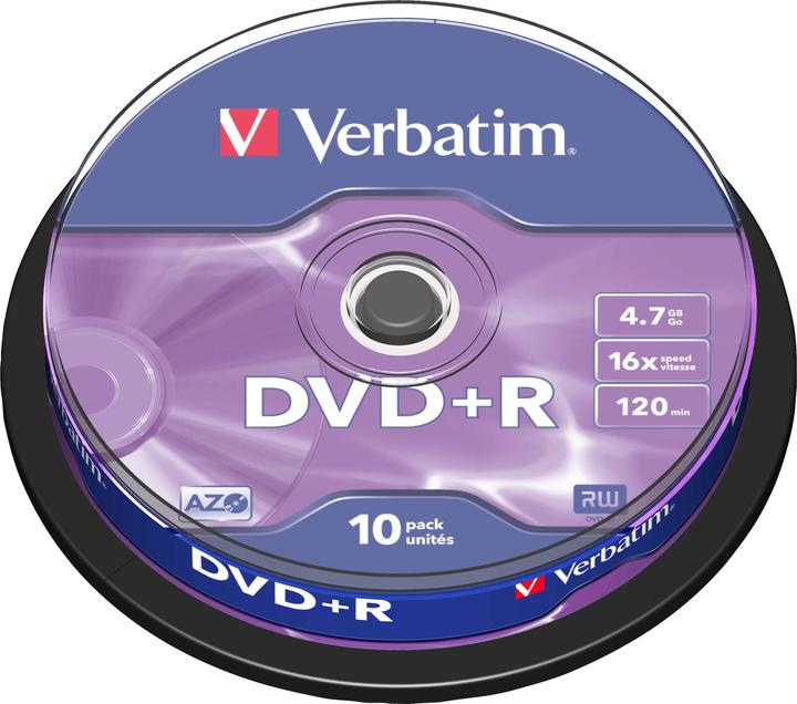Image du produit Verbatim Dvd+R (10 x)