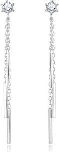 Beneto Fashion long earrings made of silver AGUP2134L (L)