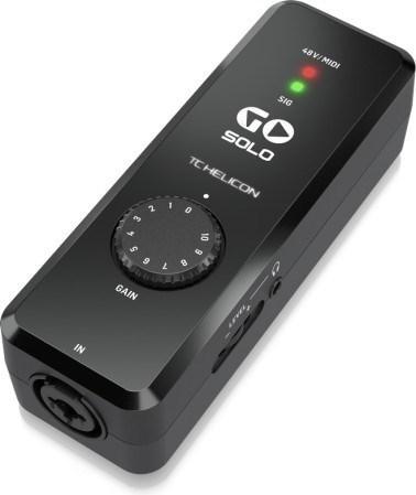 Produktbild TC Helicon Go Solo mobiele audio interface (USB, Lightning)