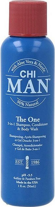 Actual product image CHI MAN 3-in-1 Shampoo, Conditioner, Bodywash 739 (739 ml, Liquid shampoo)
