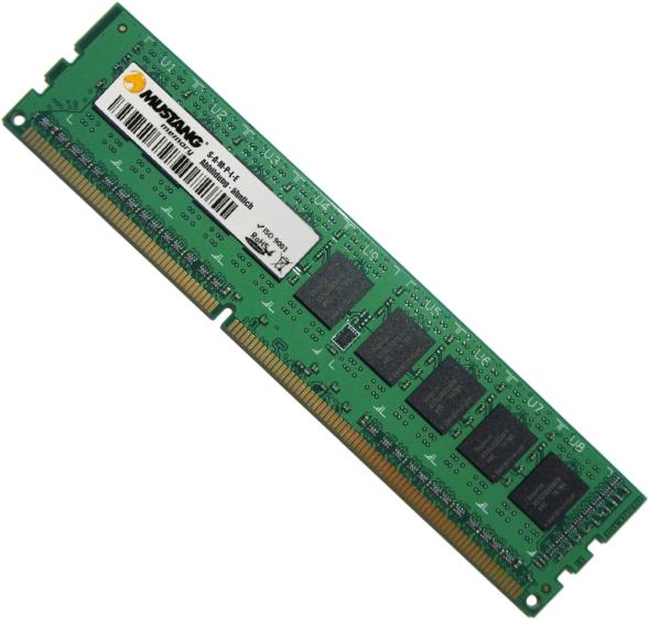 Produktbild Mustang Memory 4GB DDR4-2666 CL19 (512Mx8) ECC ServerLine (1 x 4GB, 2666 MHz, DDR4-RAM, DIMM)