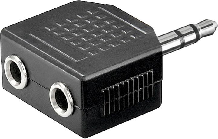 Produktbild Goobay 2x Klinke 3.5 mm Buchse — 3.5 mm Klinke Stecker (Audio Splitter)