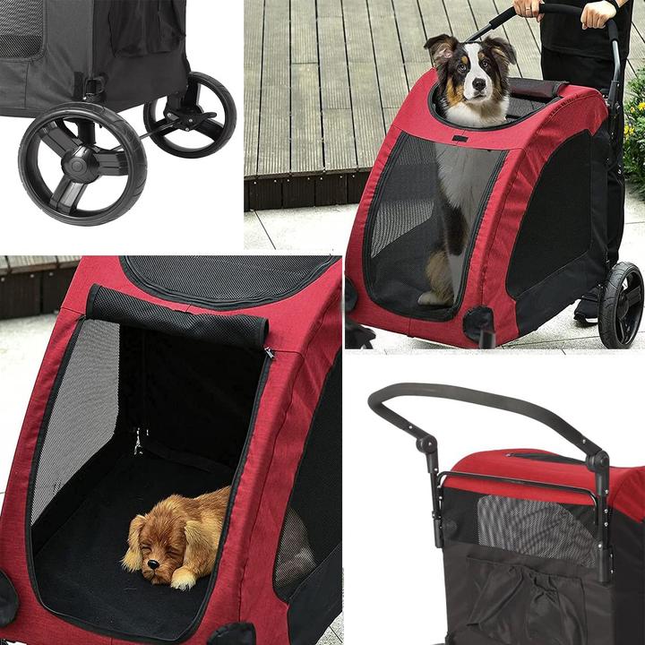 Produktbild Ybaymy Hundewagen mit 4 Rädern