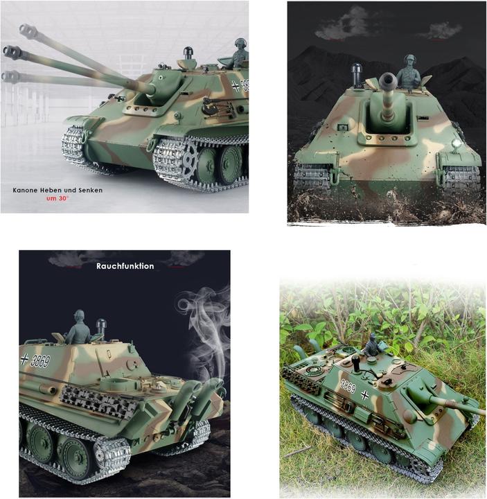 Image du produit Es-toys Heng Long RC Panzer Jagdpanther Pro 1:16 (RTR Prêt à fonctionner)