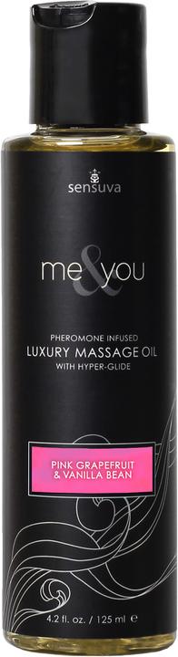 Sensuva Huile de massage Me & You Pink Grapefruit & Vanilla Bean 125 ml (125 ml)