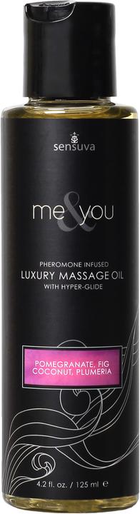 Sensuva Huile de massage Me & You Pomegranate, Fig, Coconut & Plumeria 125 ml