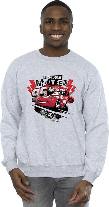 Immagine prodotto Disney Cars Lightning McQueen Collage Felpa Uomo (M)