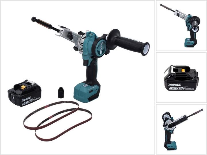 Produktbild Makita DBS 180 F1 Akku Bandfeile 18 V 9 x 533 mm Brushless + 1x Akku 3,0 Ah - ohne Ladegerät (Bandschleifer)