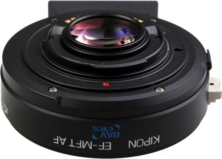 Actual product image Kipon EF Adapter Canon EF-MFT x0.7 with tripod support