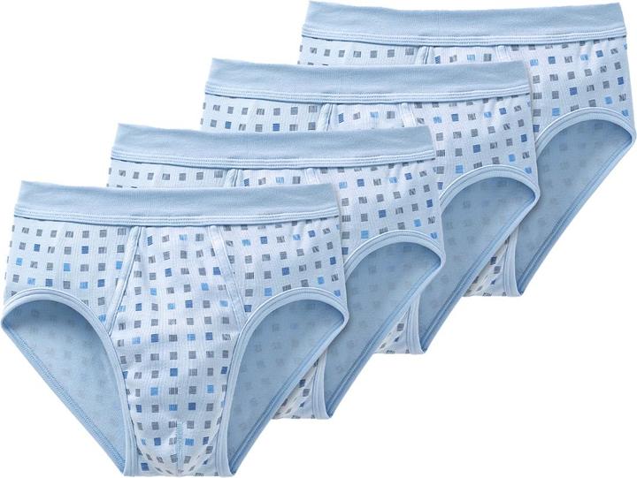 Actual product image Schiesser Pack of 4 Cotton Essentials Fine Rib Sports Briefs (XXL, pack of 4)