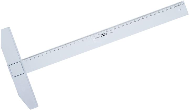 Produktbild M+r Reiáschiene, Messl„nge: 750 mm, blau-transparent (75 cm)