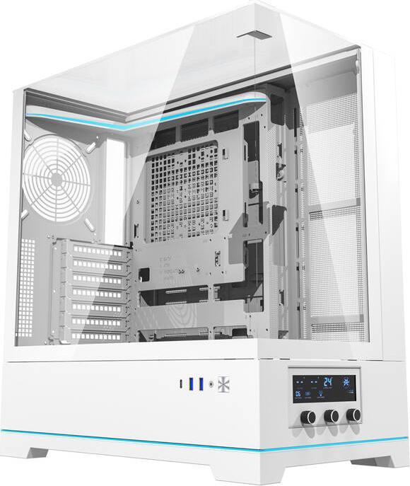 Produktbild Darkflash Tech Darkflash DY450 computer case without fans (white) (ITX, mATX, ATX)