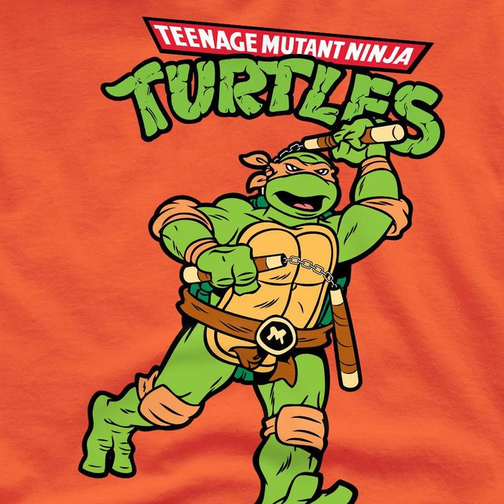 Immagine prodotto Teenage Mutant NT Maglietta Michelangelo Retrò Uomo (L)