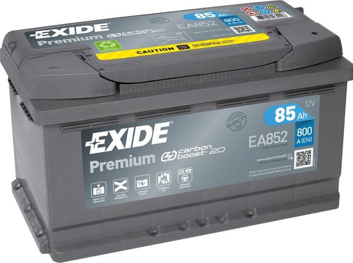 Actual product image Exide Premium EA852 (12 V, 85 Ah, 800 A)