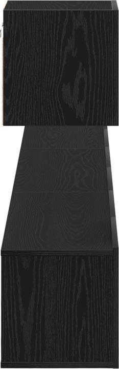 Produktbild VidaXL 4-teiliges TV-Schrank-Set Schwarz Eiche Holzwerkstoff (80 x 30 x 80 cm)