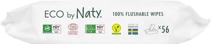 Image du produit Naty Lingettes de toilette bio (56 pièce(s))