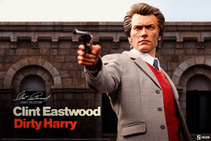 Actual product image Sideshow L'Inspecteur Harry figurine 1/6 Clint Eastwood Legacy Collection Harry Callahan 30 cm