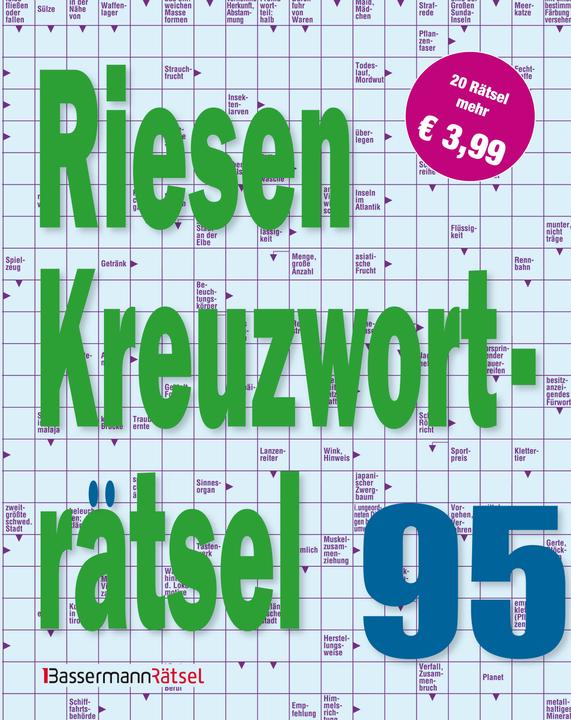 Produktbild Riesen-Kreuzworträtsel 95 (5 Exemplare à 3,99 €) (Deutsch, Eberhard Krüger, 2024)