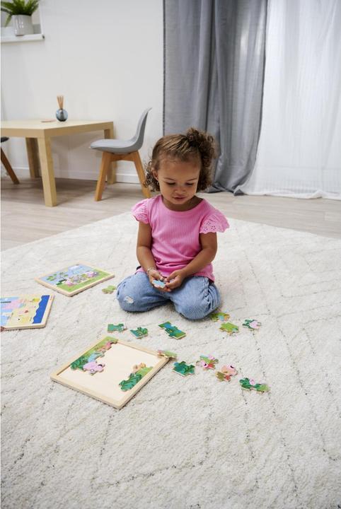 Produktbild Eichhorn Peppa Pig, Einlegepuzzle, 3-sort. (20 Teile)