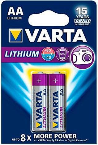 Actual product image Varta Ultra Lithium (2 pcs., AA, 3000 mAh)