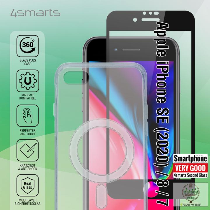 Produktbild 4smarts 360° Starter Set X-Pro UltiMag iPhone 7/8/SE (2020/2022) (Apple iPhone 7, Apple iPhone 8)