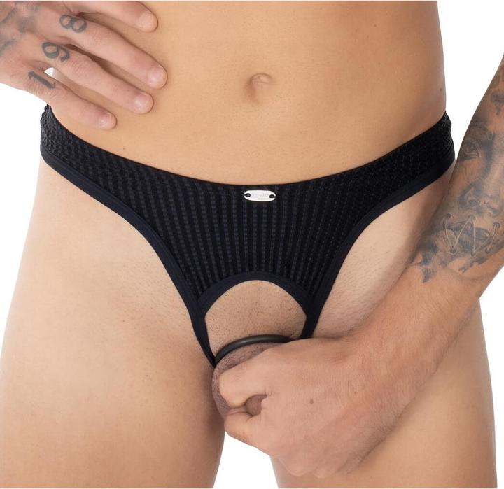 Eros Veneziani String ouvert mit Ring