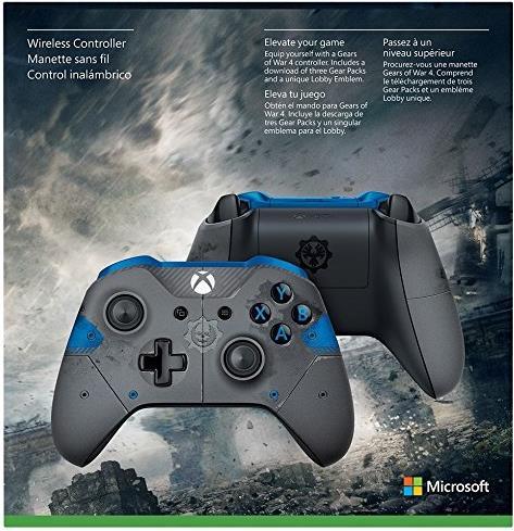 Actual product image Microsoft Xbox One Wireless Controller GoW 4 Limited Edition (Xbox One X, Xbox Series X, Xbox One S, Xbox Series S)