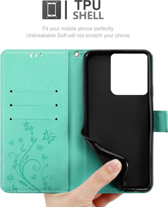 Immagine prodotto Cadorabo Custodia per Motorola Moto Edge 50 Neo Flower Book (Motorola Edge 50 Neo)