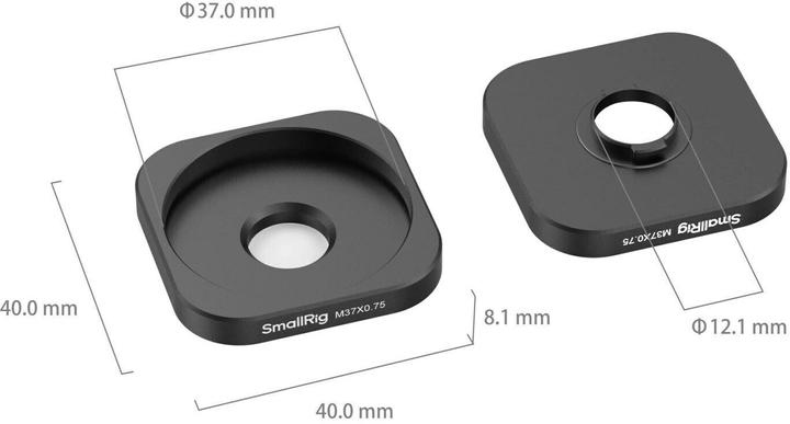 Actual product image SmallRig Universal T-mount to 37mm lens adapter ring with thread