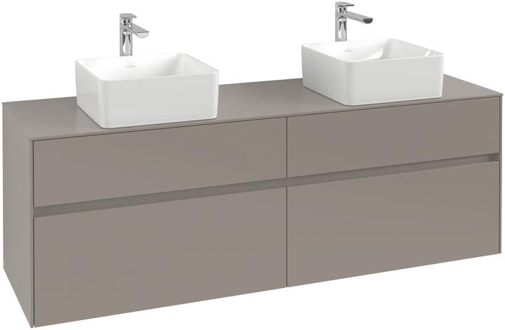 Produktbild Villeroy & Boch Collaro Waschbeckenunterschrank 1600x548x500 mm, 4 Auszüge, für 2 Waschbecken, C0 (167 x 62 x 57 cm)