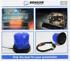 Produktbild Benson LED-Warnleuchte blau 12V