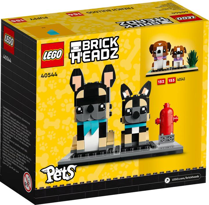 Image du produit LEGO BrickHeadz - Pets Bouledogue français (40544, LEGO Brickheadz)
