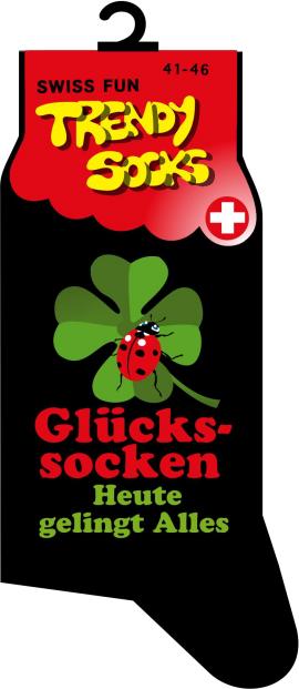 CreaDiva Glückssocken, Heute gelingt Alles - One Size (One Size)