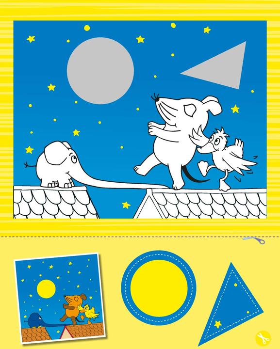 Produktbild Die Maus: Mein Bastel-Mal-Spass. Bastelbuch für Kinder ab 3 Jahren
