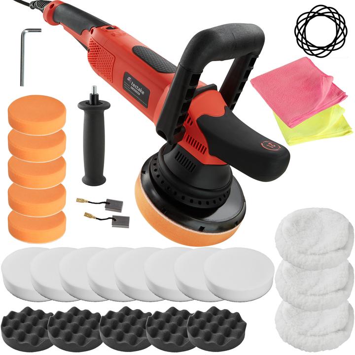 tectake Exzenter Poliermaschine (Exzenterpolierer, 810 W)