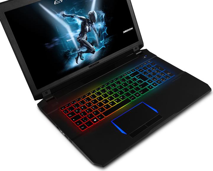 Actual product image Medion Erazer X7851 (17.30", Intel Core i7-7700HQ, 16 GB, 256 GB, CH)