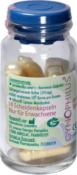 Actual product image GynOphilus Vaginal capsules (Vaginal suppositories)