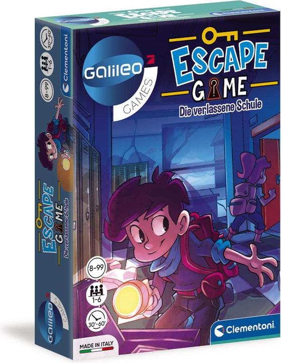 Actual product image Clementoni Galileo Escape The Abandoned School (German)