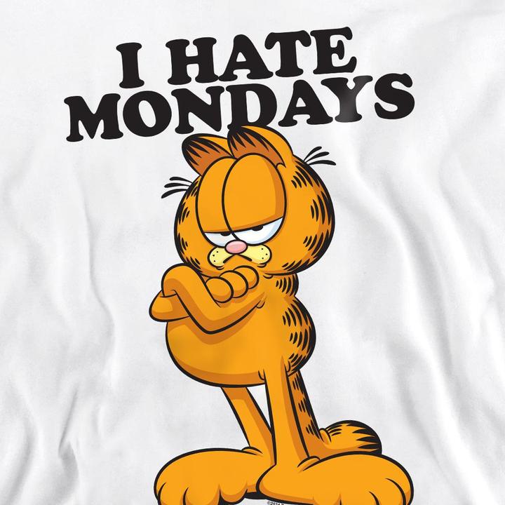 Immagine prodotto Garfield I Hate Mondays Felpa Adulto Unisex (S)
