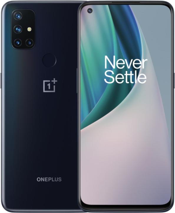 OnePlus North N10 (128 GB, Midnight Ice, 6.49", Hybrid Dual SIM, 64 Mpx, 5G)