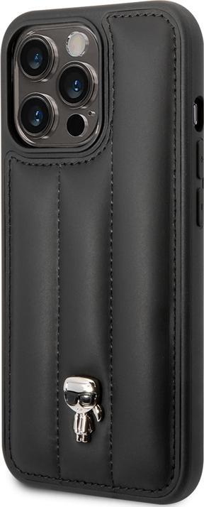 Actual product image Karl Lagerfeld Phone 14 Pro Max Quilted Puffy Ikonik Logo Case (Apple iPhone 14 Pro Max)