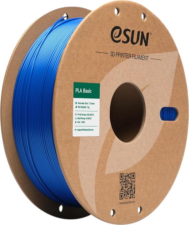eSUN PLA BASIC 1,75mm BLUE 1kg (PLA, 1.75 mm, 1000 g, Blue)