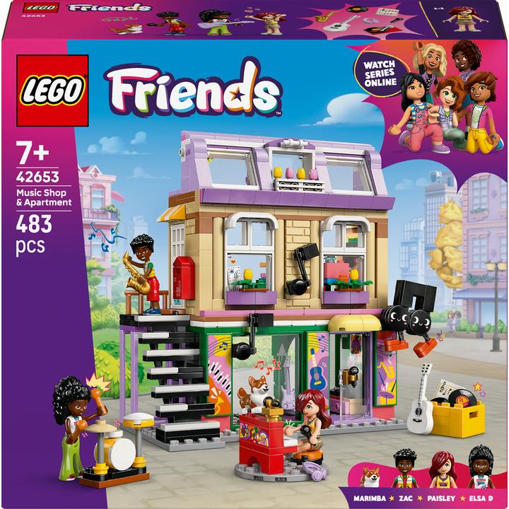 LEGO Musikladen & Wohnung (42653, LEGO Vrienden)